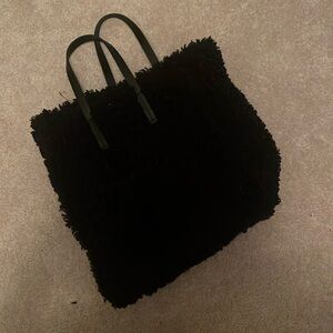 Black Fluffy Too Handle Bag